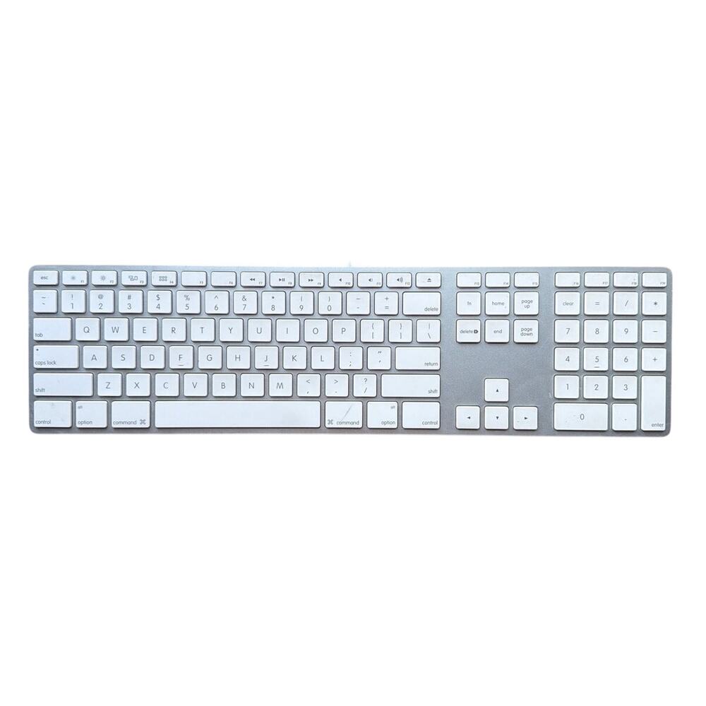 Genuine Apple USB Wired Keyboard A1243 with 10 Key for iMac, Mac Mini, Mac Pro